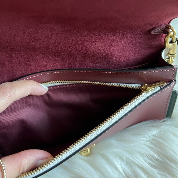 889 - Coach Hutton Clutch in Colorblock - Picture 7 of 14